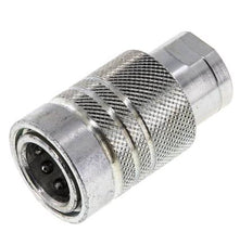 Acier DN 10 Coupleur hydraulique Manchon G 3/8 pouce Filetage femelle ISO 7241-1 A D 16mm
