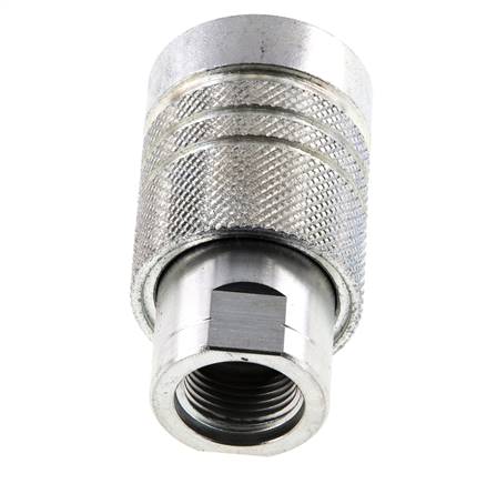 Acier DN 10 Coupleur hydraulique Manchon G 3/8 pouce Filetage femelle ISO 7241-1 A D 16mm