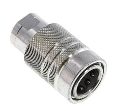 Acier DN 10 Coupleur hydraulique Manchon G 3/8 pouce Filetage femelle ISO 7241-1 A D 16mm