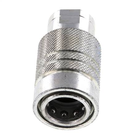 Acier DN 10 Coupleur hydraulique Manchon G 3/8 pouce Filetage femelle ISO 7241-1 A D 16mm
