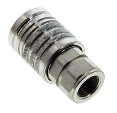 Steel DN 12.5 Hydraulic Coupling Socket G 1/2 inch Female Threads ISO 7241-1 A D 20.5mm
