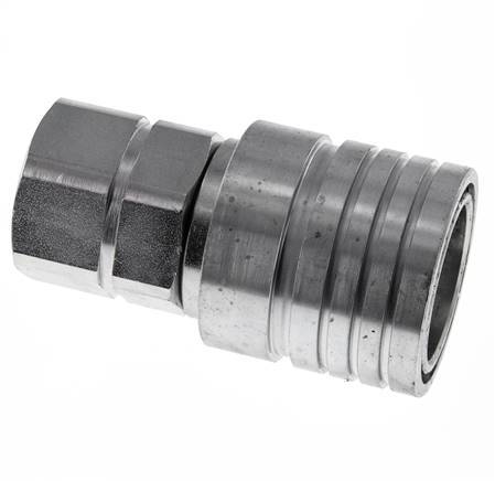 Acier Coupleur hydraulique DN 25 Embout G 1 pouce filetage femelle ISO 7241-1 A D 34.3mm