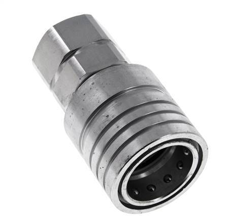Acier Coupleur hydraulique DN 25 Embout G 1 pouce filetage femelle ISO 7241-1 A D 34.3mm