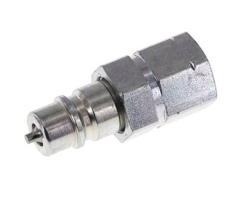 Acier DN 6.3 Coupleur hydraulique Bouchon G Filetage femelle 1/4 pouce ISO 7241-1 A D 12mm
