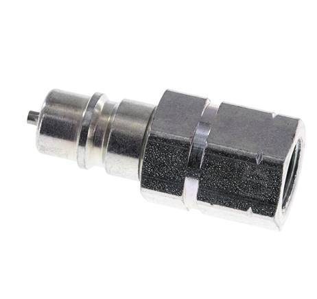 Acier DN 6.3 Coupleur hydraulique Bouchon G Filetage femelle 1/4 pouce ISO 7241-1 A D 12mm