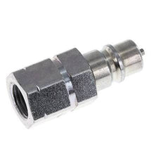 Acier DN 6.3 Coupleur hydraulique Bouchon G Filetage femelle 1/4 pouce ISO 7241-1 A D 12mm