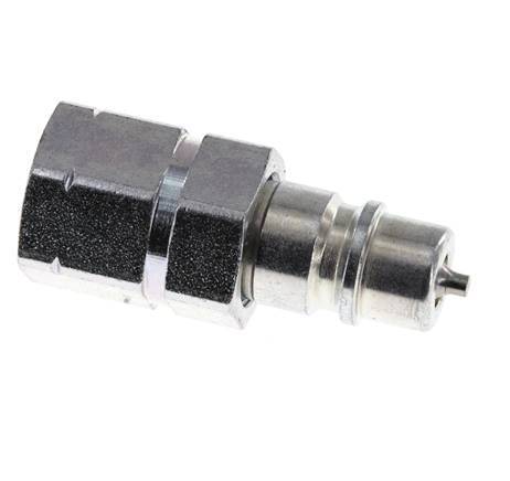 Acier DN 6.3 Coupleur hydraulique Bouchon G Filetage femelle 1/4 pouce ISO 7241-1 A D 12mm
