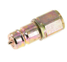 Steel DN 10 Hydraulic Coupling Plug M16x1.5 Female Threads ISO 7241-1 A D 17.3mm
