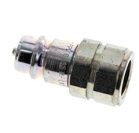 Acier DN 12.5 Coupleur hydraulique Bouchon G 1/2 pouce filetage femelle ISO 7241-1 A D 20.5mm