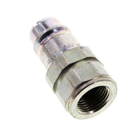 Acier DN 12.5 Coupleur hydraulique Bouchon G 1/2 pouce filetage femelle ISO 7241-1 A D 20.5mm