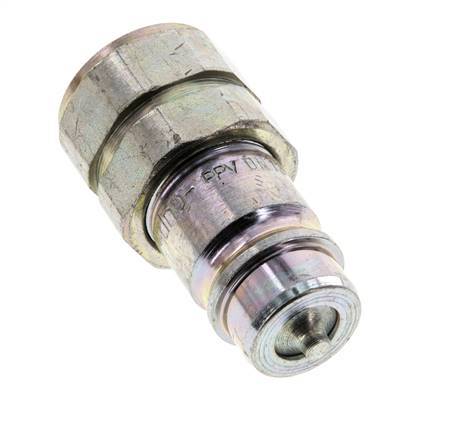 Acier DN 12.5 Coupleur hydraulique Bouchon G 1/2 pouce filetage femelle ISO 7241-1 A D 20.5mm