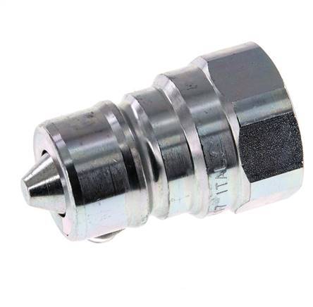 Acier DN 20 Coupleur hydraulique Bouchon G 3/4 pouce filetage femelle ISO 7241-1 A D 29.1mm