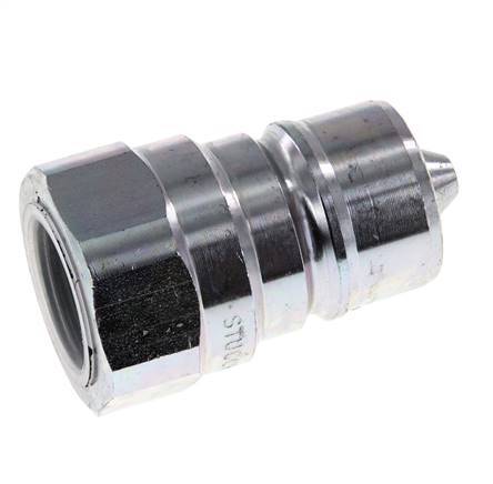 Acier DN 20 Coupleur hydraulique Bouchon G 3/4 pouce filetage femelle ISO 7241-1 A D 29.1mm