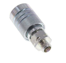 Acier Coupleur hydraulique DN 10 Manchon 8 mm L Anneau de compression ISO 7241-1 A/8434-1 D 17.3mm