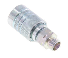 Acier Coupleur hydraulique DN 10 Manchon 10 mm L Anneau de compression ISO 7241-1 A/8434-1 D 17.3mm