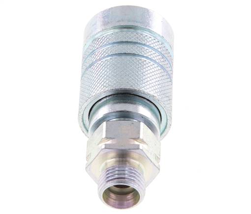 Acier Coupleur hydraulique DN 10 Manchon 10 mm L Anneau de compression ISO 7241-1 A/8434-1 D 17.3mm