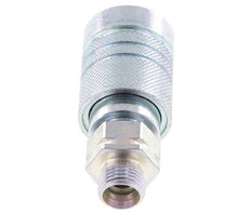 Acier Coupleur hydraulique DN 10 Manchon 10 mm L Anneau de compression ISO 7241-1 A/8434-1 D 17.3mm