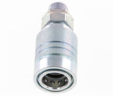Acier Coupleur hydraulique DN 10 Manchon 10 mm L Anneau de compression ISO 7241-1 A/8434-1 D 17.3mm