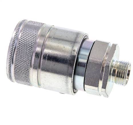 Acier Coupleur hydraulique DN 20 Manchon 12 mm L Anneau de compression ISO 7241-1 A/8434-1 D 29.1mm