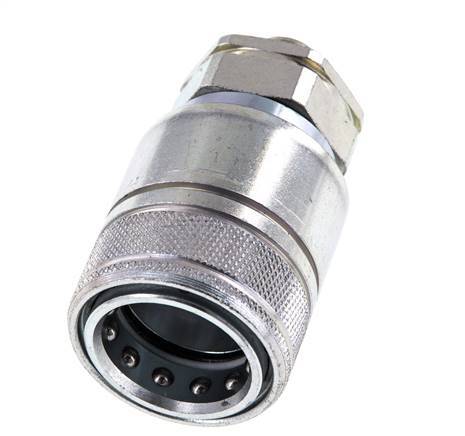 Acier Coupleur hydraulique DN 20 Manchon 12 mm L Anneau de compression ISO 7241-1 A/8434-1 D 29.1mm