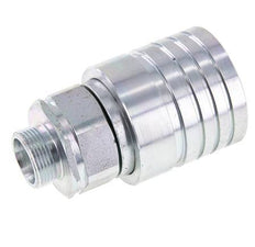 Acier Coupleur hydraulique DN 25 Manchon 18 mm L Anneau de compression ISO 7241-1 A/8434-1 D 34.3mm