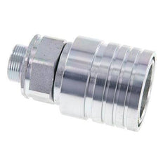 Acier Coupleur hydraulique DN 25 Manchon 18 mm L Anneau de compression ISO 7241-1 A/8434-1 D 34.3mm