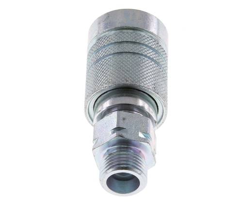 Acier Coupleur hydraulique DN 10 Manchon 10 mm S Anneau de compression ISO 7241-1 A/8434-1 D 17.3mm