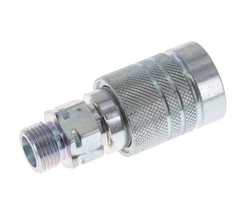 Acier Coupleur hydraulique DN 10 Manchon 10 mm S Anneau de compression ISO 7241-1 A/8434-1 D 17.3mm