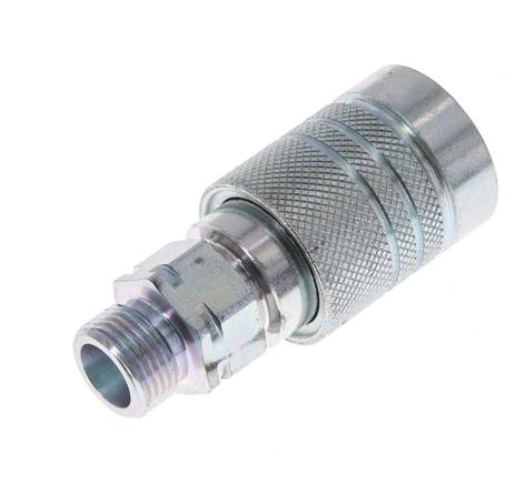 Acier Coupleur hydraulique DN 10 Manchon 10 mm S Anneau de compression ISO 7241-1 A/8434-1 D 17.3mm