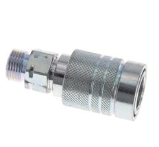 Acier Coupleur hydraulique DN 10 Manchon 10 mm S Anneau de compression ISO 7241-1 A/8434-1 D 17.3mm