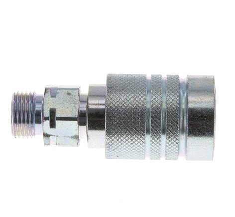 Acier Coupleur hydraulique DN 10 Manchon 10 mm S Anneau de compression ISO 7241-1 A/8434-1 D 17.3mm