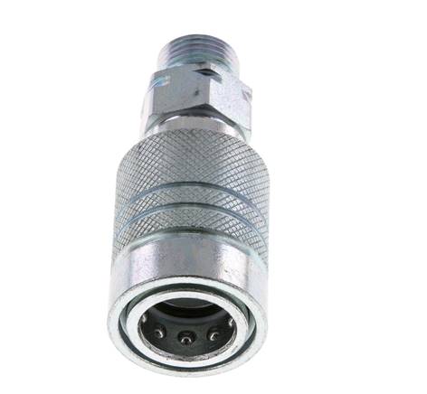 Acier Coupleur hydraulique DN 10 Manchon 10 mm S Anneau de compression ISO 7241-1 A/8434-1 D 17.3mm