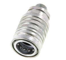 Acier DN 12.5 Coupleur hydraulique Manchon 10 mm S Anneau de compression ISO 7241-1 A/8434-1 D 20.5mm