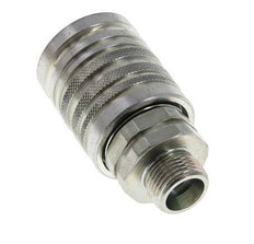 Acier DN 12.5 Coupleur hydraulique Manchon 12 mm S Anneau de compression ISO 7241-1 A/8434-1 D 20.5mm