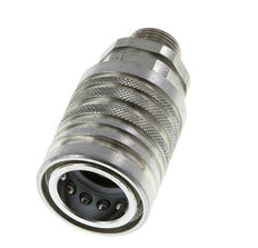Acier DN 12.5 Coupleur hydraulique Manchon 12 mm S Anneau de compression ISO 7241-1 A/8434-1 D 20.5mm