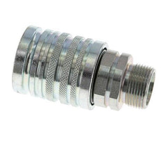 Acier DN 12.5 Coupleur hydraulique Manchon 16 mm S Anneau de compression ISO 7241-1 A/8434-1 D 20.5mm