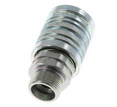 Acier DN 12.5 Coupleur hydraulique Manchon 16 mm S Anneau de compression ISO 7241-1 A/8434-1 D 20.5mm
