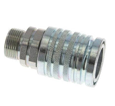 Acier DN 12.5 Coupleur hydraulique Manchon 16 mm S Anneau de compression ISO 7241-1 A/8434-1 D 20.5mm