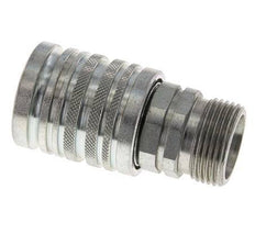 Acier DN 12.5 Coupleur hydraulique Manchon 20 mm S Anneau de compression ISO 7241-1 A/8434-1 D 20.5mm