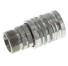 Acier DN 12.5 Coupleur hydraulique Manchon 20 mm S Anneau de compression ISO 7241-1 A/8434-1 D 20.5mm