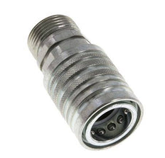 Acier DN 12.5 Coupleur hydraulique Manchon 20 mm S Anneau de compression ISO 7241-1 A/8434-1 D 20.5mm