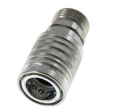 Acier DN 12.5 Coupleur hydraulique Manchon 20 mm S Anneau de compression ISO 7241-1 A/8434-1 D 20.5mm