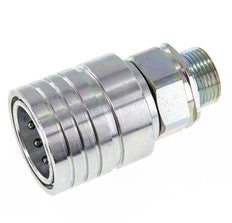 Acier Coupleur hydraulique DN 25 Manchon 20 mm S Anneau de compression ISO 7241-1 A/8434-1 D 34.3mm