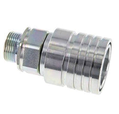 Acier Coupleur hydraulique DN 25 Manchon 20 mm S Anneau de compression ISO 7241-1 A/8434-1 D 34.3mm