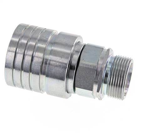 Acier Coupleur hydraulique DN 25 Manchon 25 mm S Anneau de compression ISO 7241-1 A/8434-1 D 34.3mm