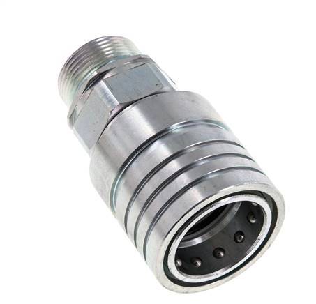 Acier Coupleur hydraulique DN 25 Manchon 25 mm S Anneau de compression ISO 7241-1 A/8434-1 D 34.3mm