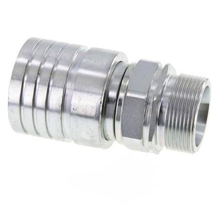 Acier Coupleur hydraulique DN 25 Manchon 30 mm S Anneau de compression ISO 7241-1 A/8434-1 D 34.3mm