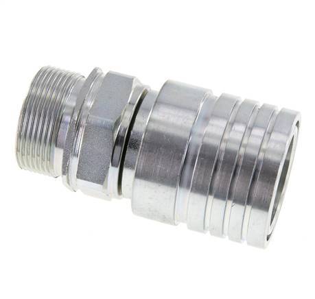 Acier Coupleur hydraulique DN 25 Manchon 30 mm S Anneau de compression ISO 7241-1 A/8434-1 D 34.3mm