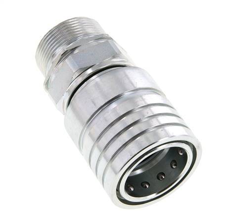 Acier Coupleur hydraulique DN 25 Manchon 30 mm S Anneau de compression ISO 7241-1 A/8434-1 D 34.3mm