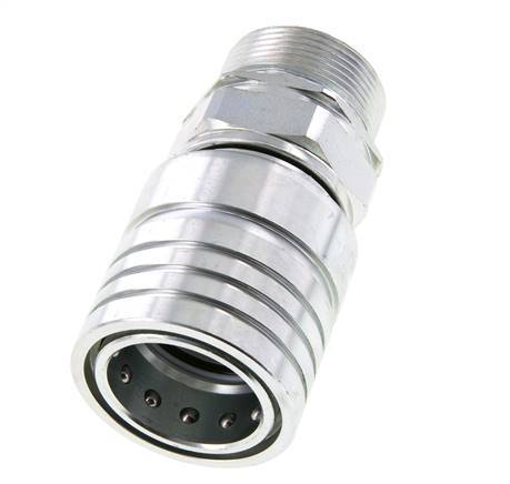 Acier Coupleur hydraulique DN 25 Manchon 30 mm S Anneau de compression ISO 7241-1 A/8434-1 D 34.3mm